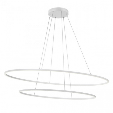 BLACK FRIDAY 2024 - Lustra Redo Leo 01-3342 Metal/Aluminiu Alb mat LED 108W 3000K, 4000K 6974 lm 3 Step Dimming IP20