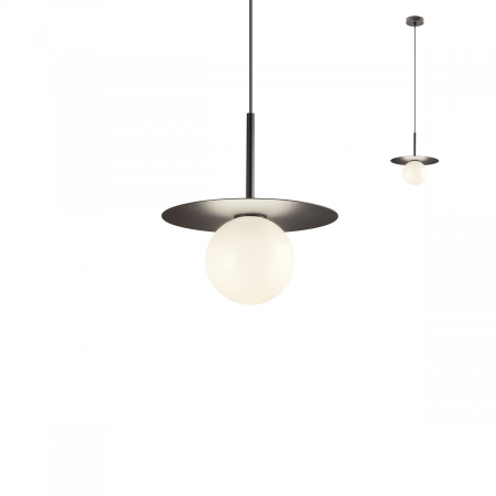 Lustre - Suspensie REDO PLATO 01-2728 G9 SAND BLACK 1 x max.10W   IP20