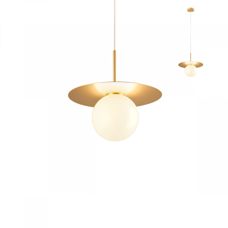 BLACK FRIDAY - Suspensie REDO PLATO 01-2729 E14 GOLD 1 x max. 28W   IP20