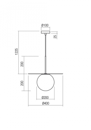 Suspensie REDO PLATO 01-2731 E27 GOLD 1 x max. 42W   IP20 [1]