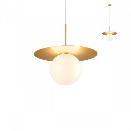 BLACK FRIDAY - Suspensie REDO PLATO 01-2731 E27 GOLD 1 x max. 42W   IP20