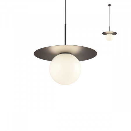 BLACK FRIDAY - Suspensie REDO PLATO 01-2732 E27 SAND BLACK 1 x max. 42W   IP20