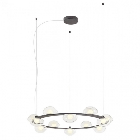 SPRING SALE - Lustra Redo Sinclair 01-3310 Metal Negru mat LED 74.4W 3000K 5885 lm Dimabil Triac IP20