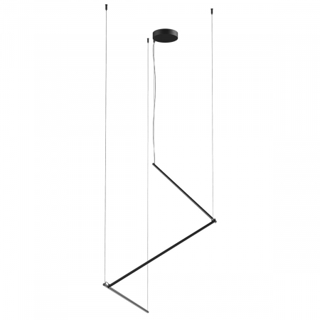 BF LUSTRE - Suspensie REDO STICK 01-2799 LED SAND BLACK 36W 2641 lm 3000K IP20