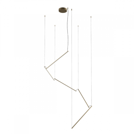 BLACK FRIDAY 2024 - Suspensie REDO STICK 01-2800 LED BRASS 48W 3252 lm 3000K IP20
