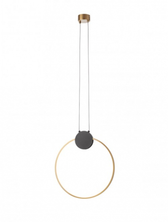 Lustre - Lustra Smarter Atom 01-3106 LED 11W 887lm 3000K Metal Negru/Alama IP20