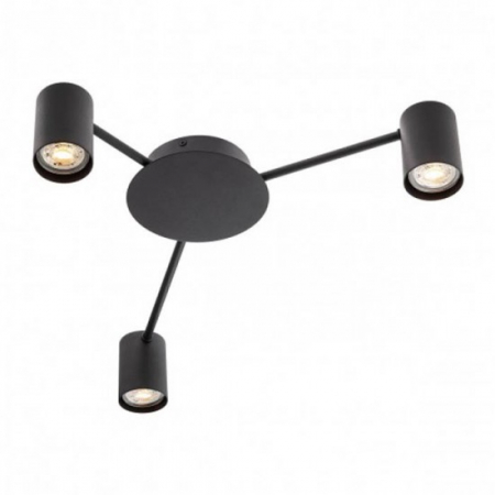 Lustre - Lustra Smarter Noa, negru mat, 3XGU10, L.53 cm, 01-4050