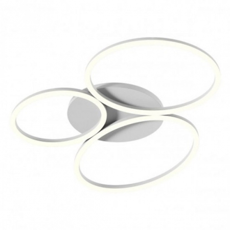 Lustre - Lustra Smarter Ritmo, alb mat, LED CCT, 40W, 2463 lumeni, 3000K/4000K, L.63 cm, 01-3765