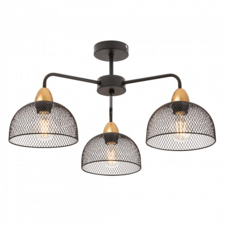 Lustre - Lustra Smarter Tamis, negru mat, 3XE27, 01-1570