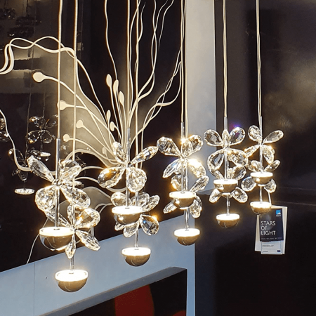 Lustra sticlă EGLO PIANOPOLI 93663, LED 10X2.5W 2700lm 3000K, sticlă, Transparent [1]