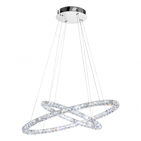 Cristal - Lustra sticlă EGLO TONERIA 93946, LED 128X0.5W 6400lm 4000K, sticlă, Transparent