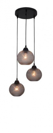 Lustre - Lustra VIENTI Nova Luce 8103994 3xE27 IP20 Dark Gray 