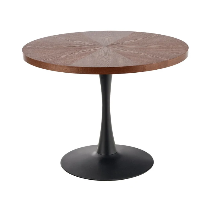 HOME&DECO - Masa CARMELO, nuc/negru, 100x75 cm