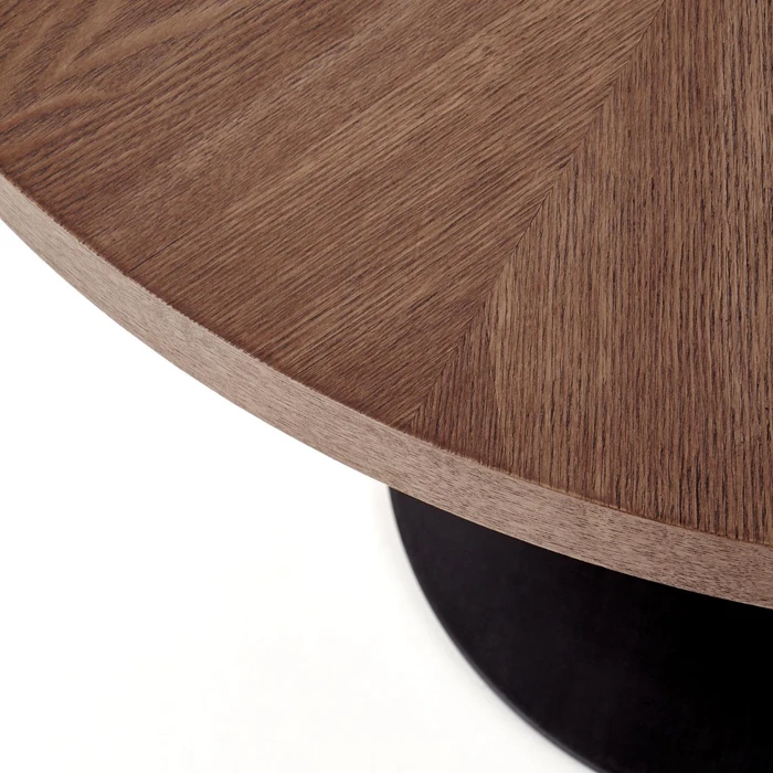 Masa CARMELO, nuc/negru, 100x75 cm [2]