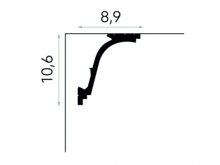 Masca galerie Polimer Rigid Polyforce Mardom MD105 108x120x2000 mm [2]