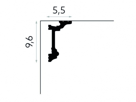 Masca galerie Polimer Rigid Polyforce Mardom MD137 96x55x2000 mm [2]