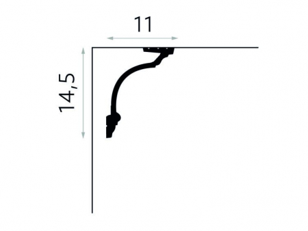 Masca galerie Polimer Rigid Polyforce Mardom MD156 145x110x2000 mm [2]