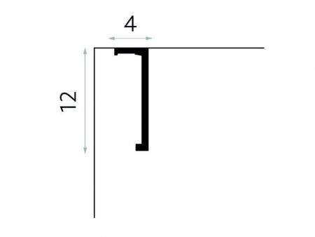 Masca galerie Polimer Rigid Polyforce Mardom QL035 120x40x2400 mm [2]