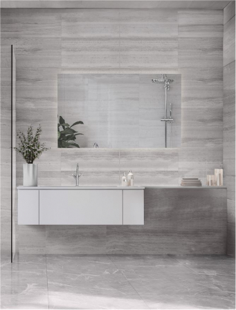 Oglinda Nova Luce ALDA 9006011 Mirror Glass & Aluminium LED 53W 1005lm 4000K IP44 [2]