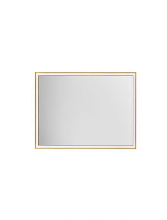 ILUMINAT - Oglinda Nova Luce AMBOR 9006019 Anodized Gold Aluminium & Mirror Glass LED 38W 2488lm 4000K IP44