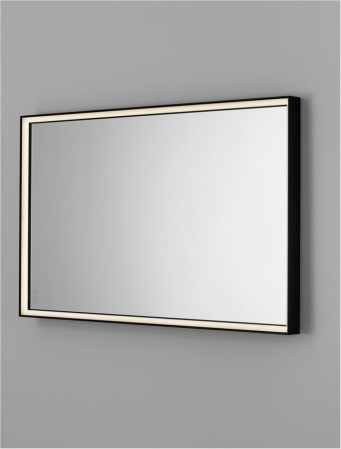 Oglinda Nova Luce AMBOR 9006022 Anodized Black Aluminium & Mirror Glass LED 48W 1648lm 4000K IP44 [5]