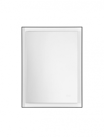 ILUMINAT - Oglinda Nova Luce DECA 9006014 Sandy Black Aluminium & Mirror Glass LED 29W 734lm 4000K IP44