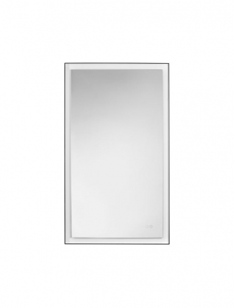 ILUMINAT - Oglinda Nova Luce DECA 9006015 Sandy Black Aluminium & Mirror Glass LED 36W 1026lm 4000K IP44