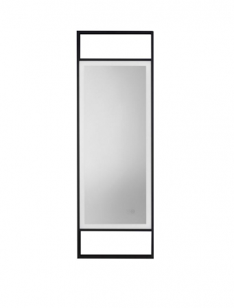 ILUMINAT - Oglinda Nova Luce DOUL 9006023 Anodized Black Aluminium & Mirror Glass LED 37W 385lm 4000K IP44