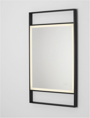 Oglinda Nova Luce DOUL 9006024 Anodized Black Aluminium & Glass LED 41W 426lm 4000K IP44 [4]