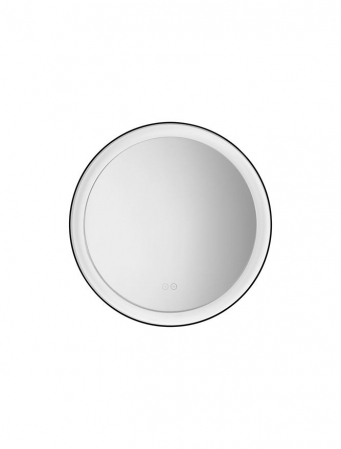 ILUMINAT - Oglinda Nova Luce URAL 9006016 Sandy Black Aluminium & Mirror Glass LED 20W 682lm 4000K IP44