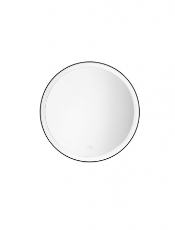 ILUMINAT - Oglinda Nova Luce URAL 9006017 Black Aluminium & Mirror Glass LED 29W 977lm 4000K IP44
