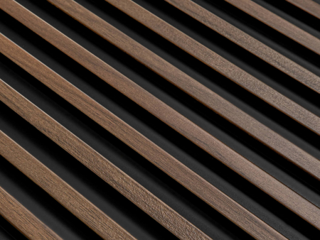 Panou riflat 3D Polimer Rigid Polyforce Mardom Stretto 2700x120x12 L0104 Dark Oak [5]