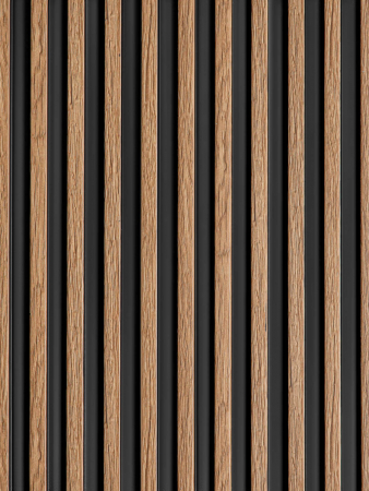 Panou riflat 3D Polimer Rigid Polyforce Mardom Stretto 2700x120x12 L0106 Classic Oak [7]