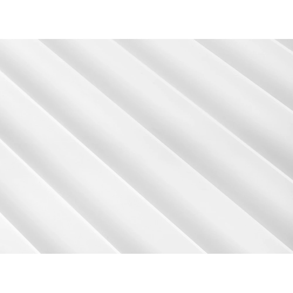Riflaje - Panou riflat Polimer Rigid Polyforce Mardom Duna WP001 2700x247x132 Alb Mat