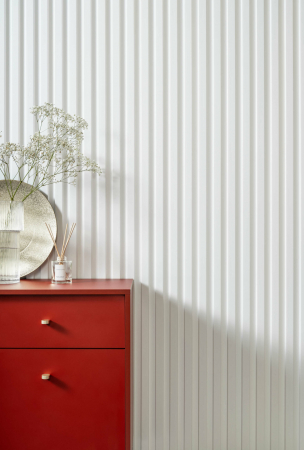 Riflaje - Panou riflat Polimer Rigid Polyforce Mardom Largo 2000x115x20mm L0301T Alb