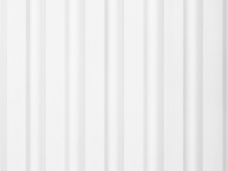 Panou riflat Polimer Rigid Polyforce Mardom Largo 2700x115x20mm L0301 Alb [9]