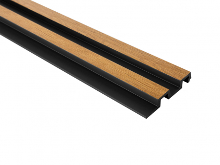 Panou riflat Polimer Rigid Polyforce Mardom Largo 2700x115x20mm L0305 Natural Oak [3]