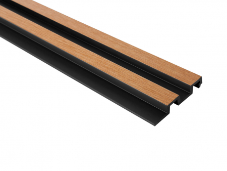 Panou riflat Polimer Rigid Polyforce Mardom Largo 2700x115x20mm L0306 Classic Oak [3]