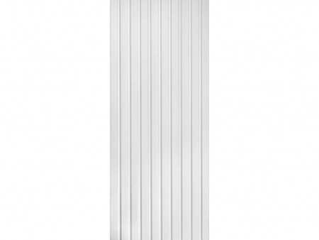 Panou riflat Polimer Rigid Polyforce Mardom Medio 2700x121x12mm L0201 Alb Mat [9]