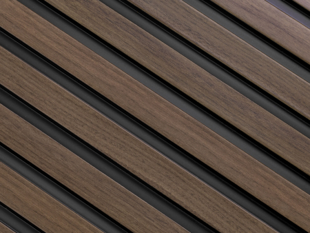 Panou riflat Polimer Rigid Polyforce Mardom Medio 2700x121x12mm L0204 Dark Oak [2]