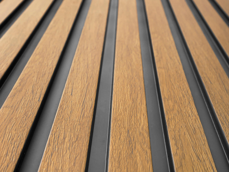 Panou riflat Polimer Rigid Polyforce Mardom Medio 2700x121x12mm L0205 Natural Oak [8]