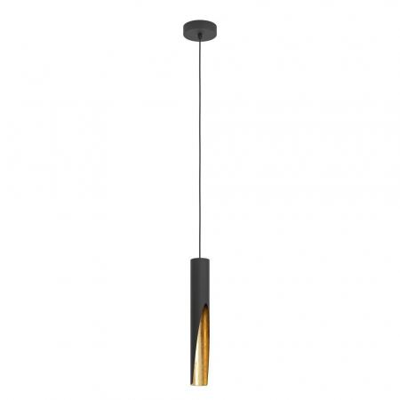 Pendule - Pendul 900872 EGLO BARBOTTO GU10, 1X4,5W, Oțel, Negru, auriu