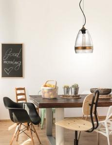 Pendul CHICAGO Nova Luce 54784800 1xE27 IP20 Bronze [1]