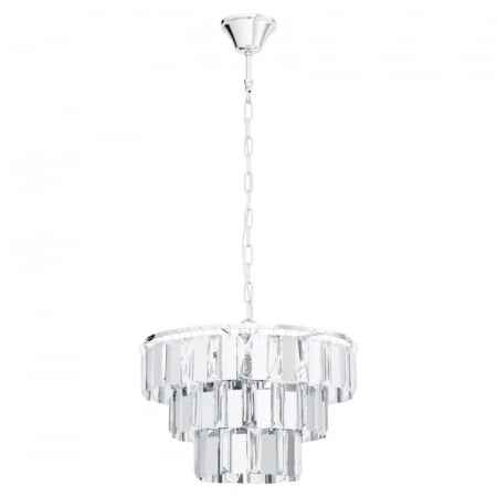 BF LUSTRE - Candelabru cristal EGLO ERSEKA 99095, E14 5X40W Ø385mm, Crom