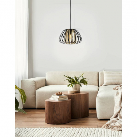 Pendul EGLO ENCINITOS 99666, E27 1X40W Ø375, Negru, Auriu [1]
