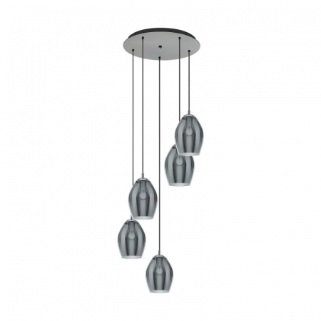 Pendul EGLO ESTANYS 39567, E27 5X60W Ø580mm