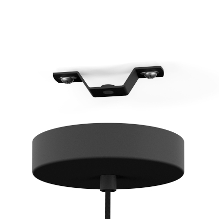 Pendul EGLO Lydney 44012 E27 1X40W 220-240V,50/60Hz H 1100mm x Ø570mm otel negru lemn maro IP20 [2]