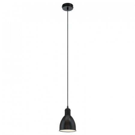 BLACK FRIDAY - Pendul EGLO Priddy 49464, E27 60W, Negru