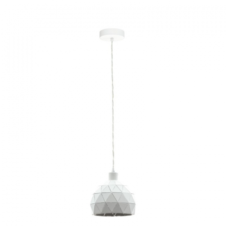 BF PENDULE - Pendul EGLO ROCCAFORTE, E14, 1X40W, Ø170mm, Otel, Alb - 33344