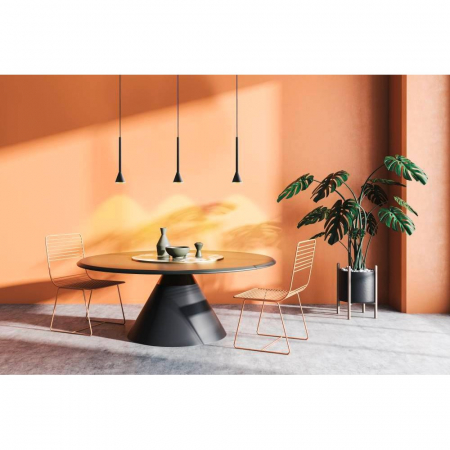Pendul EGLO TB CORTADERAS 99759, GU10 1X8W Ø85, Negru [1]